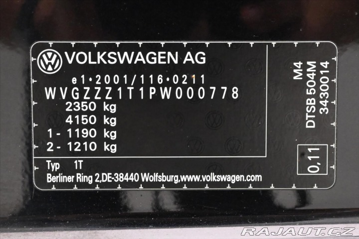 Volkswagen Touran 2,0 TDI 110KW DSG 7MÍST Z 2022