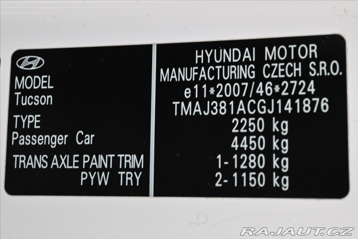 Hyundai Tucson 2,0 CRDi 100 kW 4x4 Style 2016