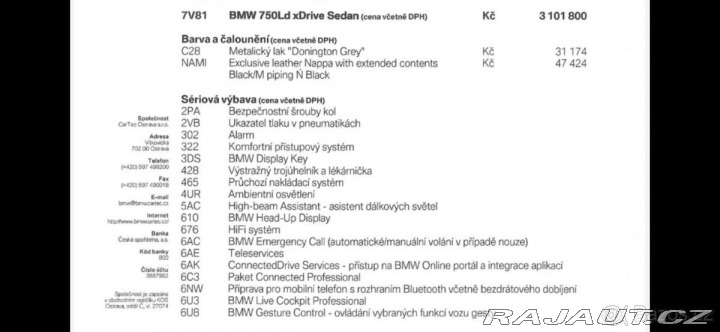 BMW Ostatní modely 750 Ld xDrive 1800