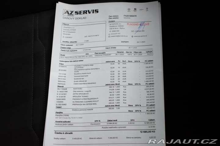 Seat Ateca FR 2.0TSI*4x4* REZERVACE 2024