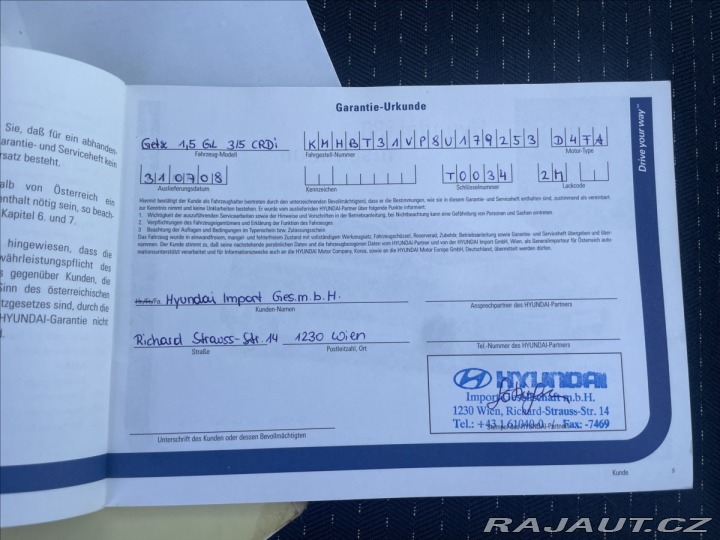 Hyundai Getz 1,5 CRD 65kw Klima, po ST 2009