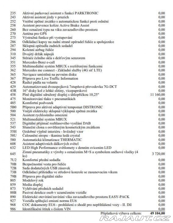 Mercedes-Benz B 200 LED CARPLAY ZÁRUKA ČR 2024