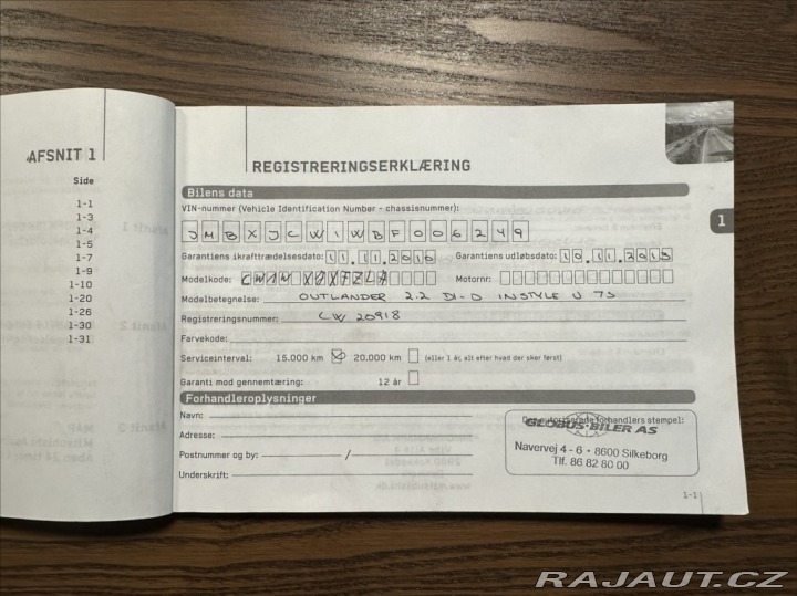 Mitsubishi Outlander 2,2 DI-D 177PS Instyle-7 2010