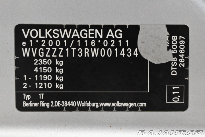 Volkswagen Touran 2,0 TDI 110KW DSG 7 MÍST 2023