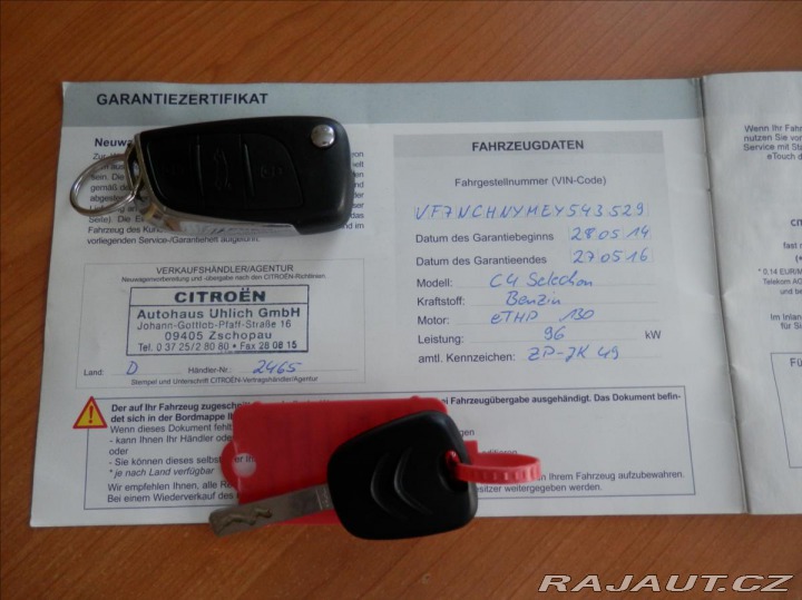 Citroën C4 1,2 PT 96kW Pure Tech  VÝ 2014