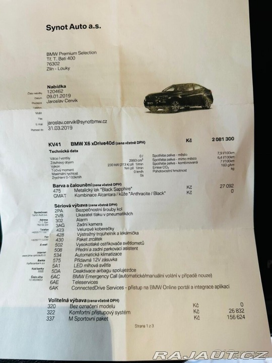 BMW X6 XDRIVE40D 2018