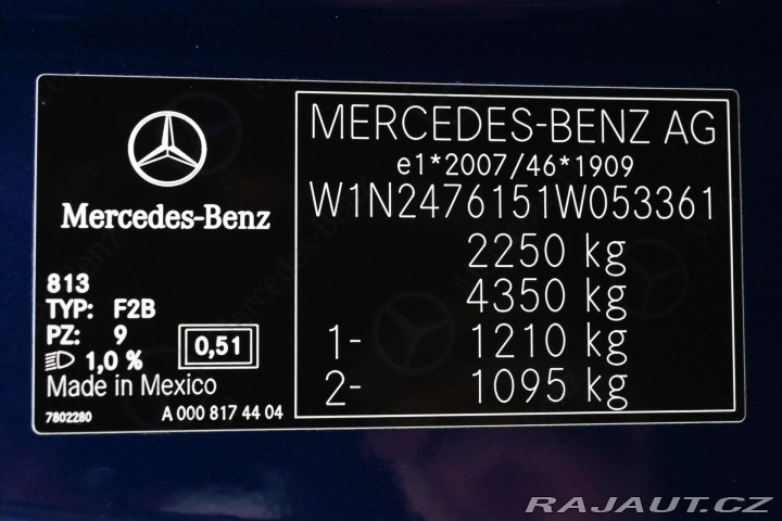 Mercedes-Benz GLB 2,0 220d 140 kW 4MATIC Zá 2020