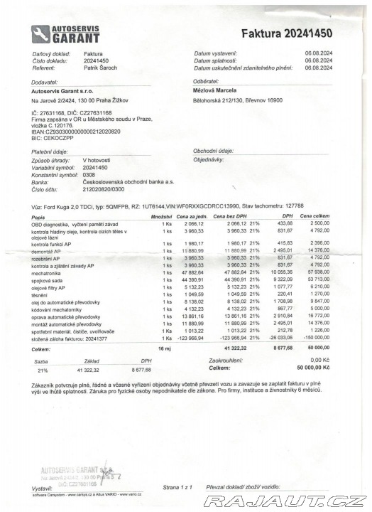 Ford Kuga 2.0TDCi, 120KW, 4x4, TEMP 2012