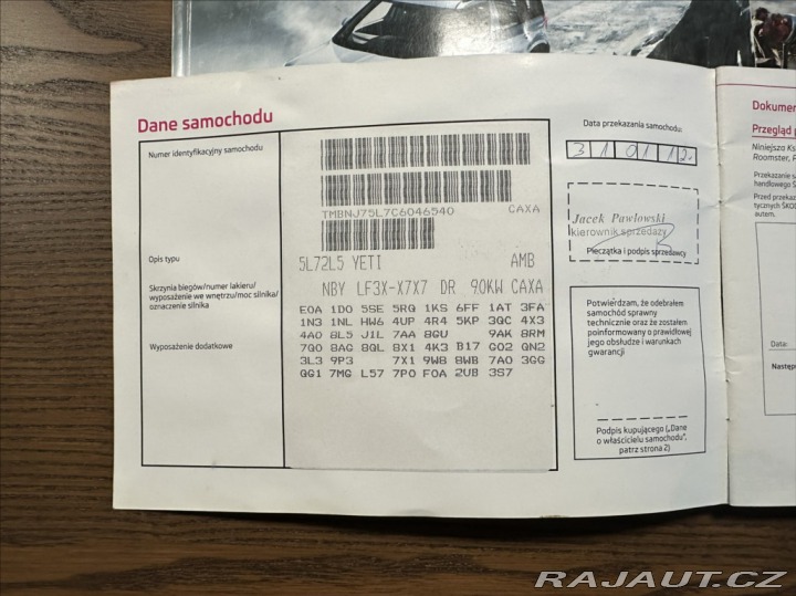 Škoda Yeti 1,4 TSI 122PS Ambition 2012