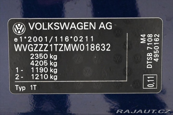 Volkswagen Touran 2,0 TDI 110kW DSG 7Míst Z 2020