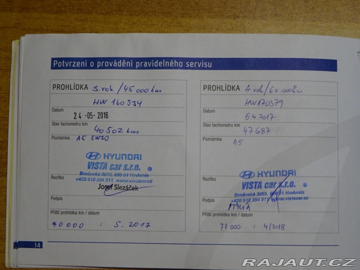 Hyundai i30 1.4i 73kW REZERVACE 2013