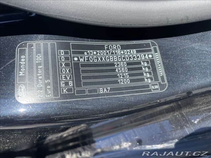 Ford Mondeo 2,2 TDCi 147kw Automat-Ai 2012