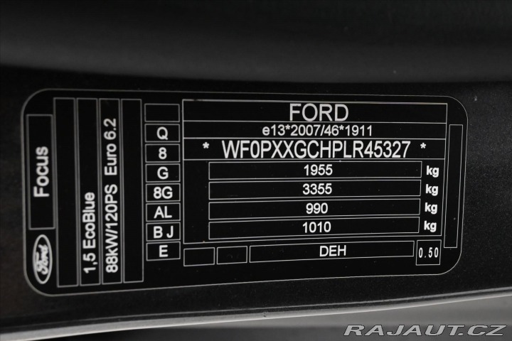 Ford Focus 1,5 Ecoblue 88 kW Záruka 2020