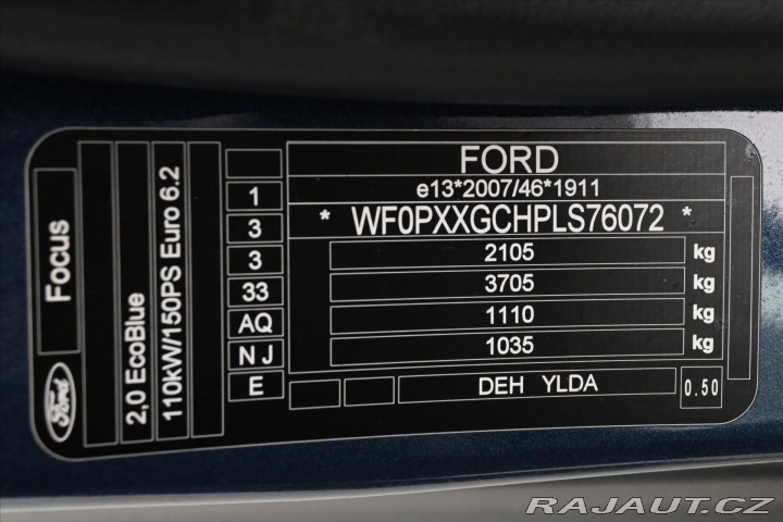 Ford Focus 2,0 Ecoblue 110 kW AT8 Zá 2020