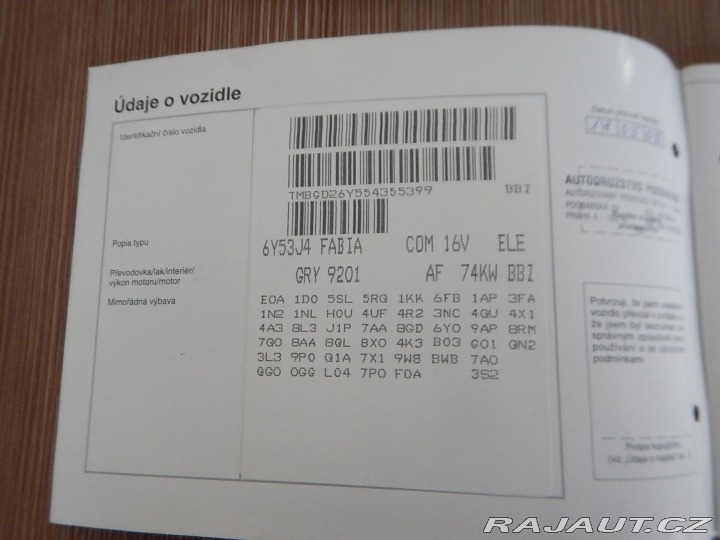 Škoda Fabia 1.4 16V, ČR, KLIMA, TAŽNÉ 2005