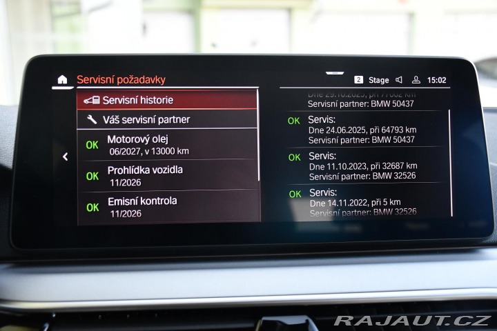 BMW 5 520i SERV.KNÍŽKA KAMERA 1 2022