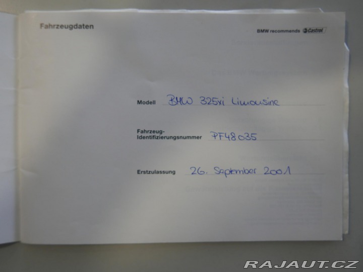 BMW 3 325xi 4x4 Automat REZERVA 2001