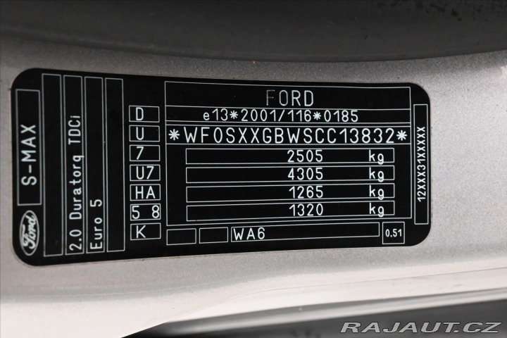 Ford S-MAX 2,0 TDCi 103 kW NAVI Výhř 2012