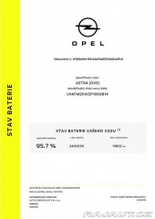 Opel Astra GS 52kWh *ACC*SOH 96%*ČR 2024