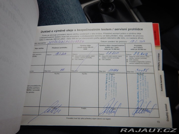 Subaru Outback 2.0 D, DIGIKLIMA, ČR 2010