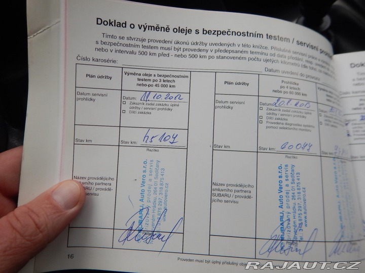 Subaru Outback 2.0 D, DIGIKLIMA, ČR 2010