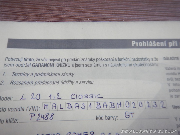 Hyundai i20 1.2i, ČR 2011