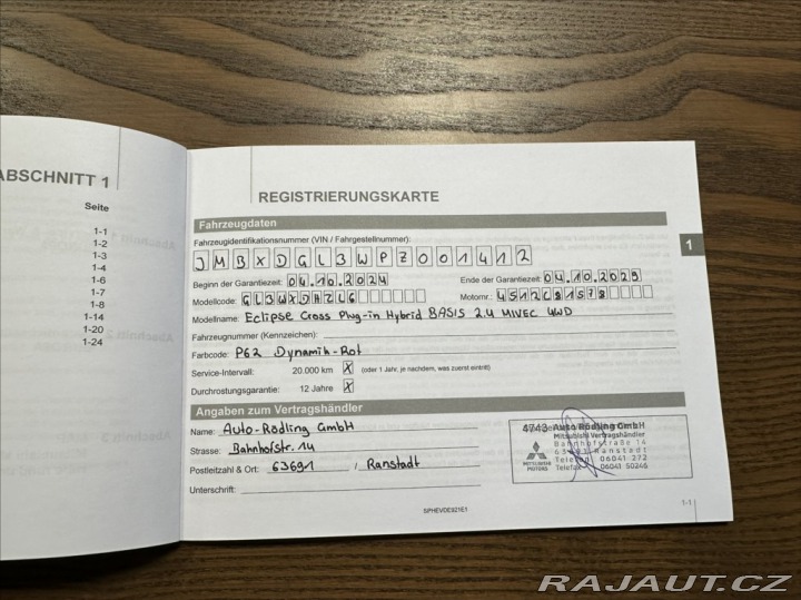 Mitsubishi Eclipse Cross 2,4 PHEV 188PS  A/T 4x4 2024