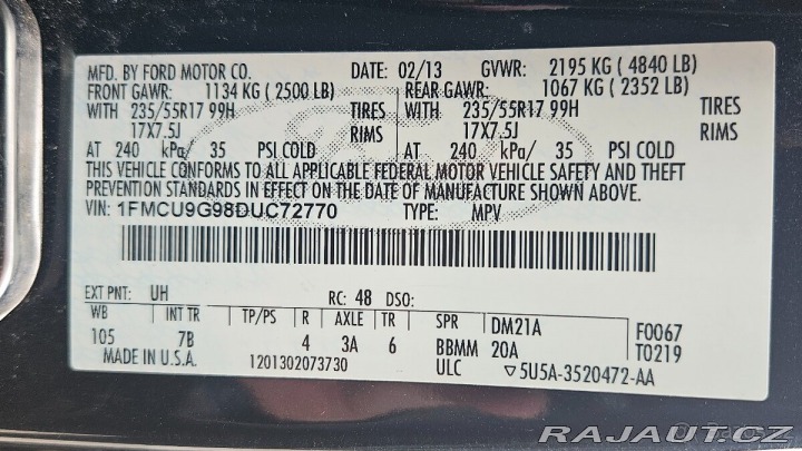 Ford Kuga 2,0   EcoBoost 178kW 4x4 2013