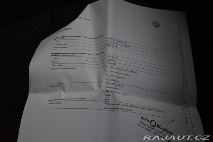 Volkswagen Touran 1.5 TSI REZERVACE 2023