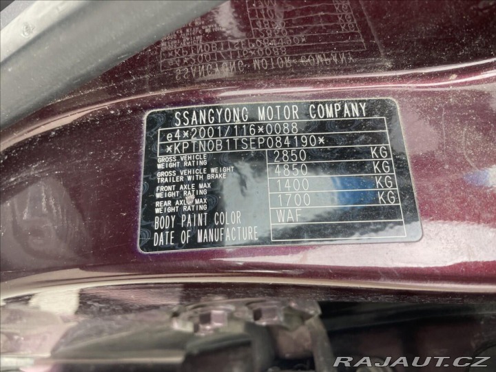 SsangYong Ostatní modely Rodius 2,0 D 114kw 4x4 7mist odp 2014