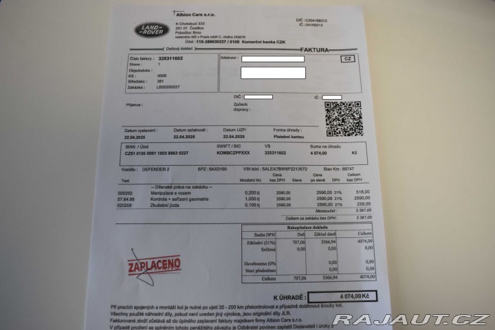 Land Rover Defender 110 D300 *REZERVACE* 2023