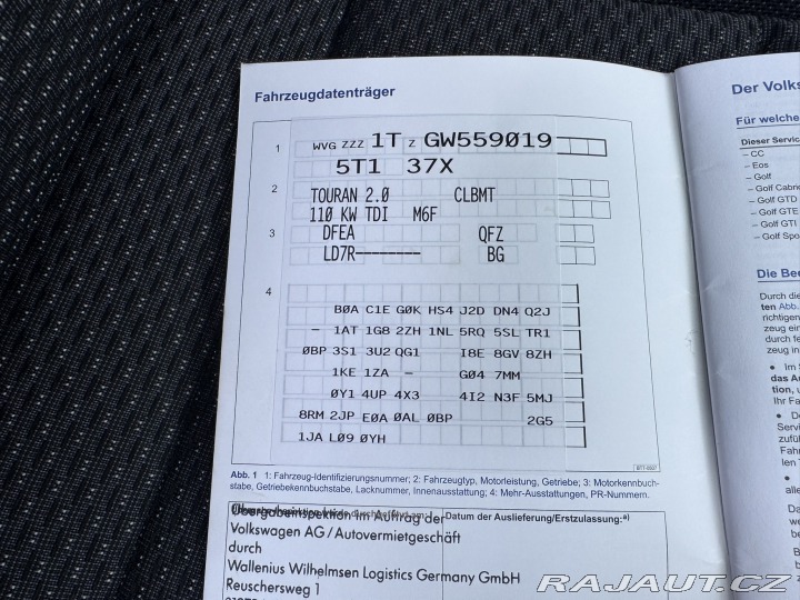 Volkswagen Touran 7X 2,0 TDI 110 KW 2 MAJ 2016