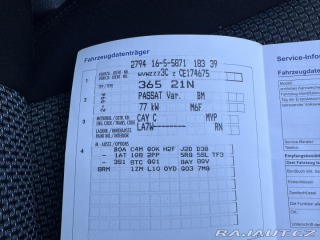 Volkswagen Passat 1,6 TDI 77 KW KOLA STK 2012