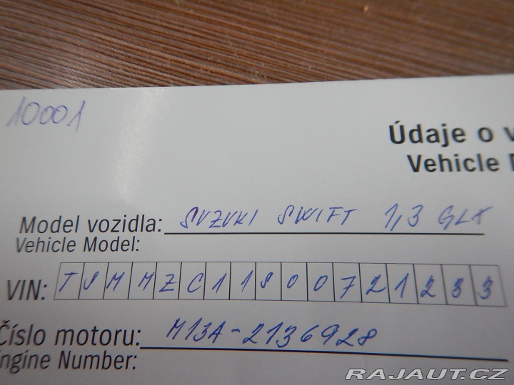 Suzuki Swift 1.3 GLX, ČR, DIGIKLIMA 2010