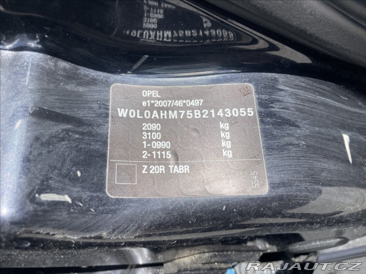 Opel Zafira 1,6 i 16V 85kw 7míst Tažn 2011