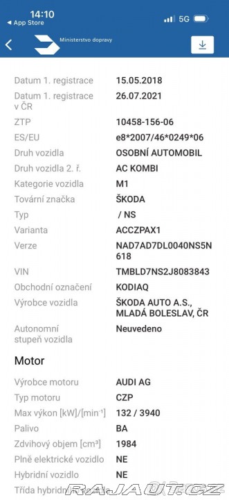 Škoda Kodiaq 2,0   Benzin 2015