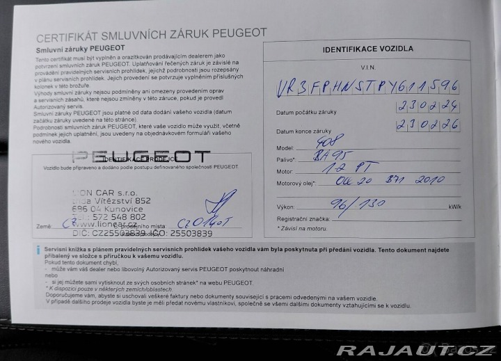 Peugeot 408 1,2   PureTech EAT8, 31 0 1800