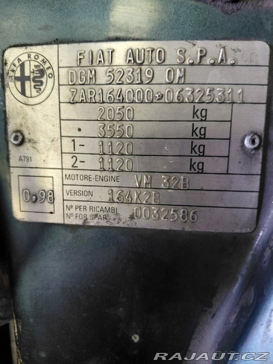 Alfa Romeo Ostatní modely 164 2,5   TD SUPER rv.1996 1996