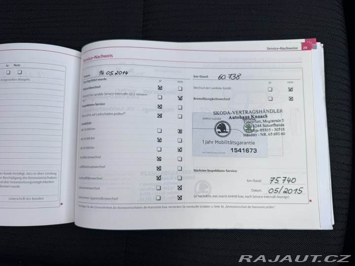 Škoda Octavia 1,4 16V 55 KW STK 1 MAJ 2009
