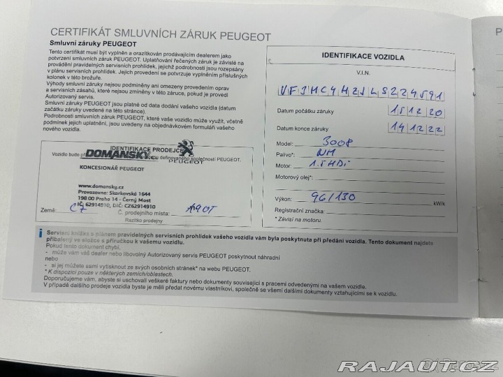 Peugeot 3008 1,5   BLUEHDI 130k MAN6 - 2020