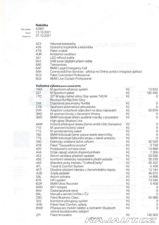 BMW X5 xDrive40i M-SPORT TAŽNÉ 7 2021