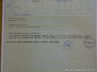 Fiat Dobló 1.6JTD VESTAVBA PRO VOZÍČ 2017