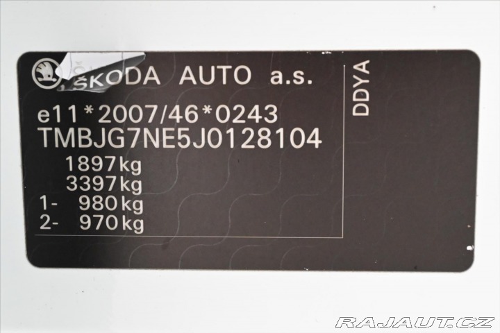 Škoda Octavia 1,6 TDI 85kW Ambition Zár 2017