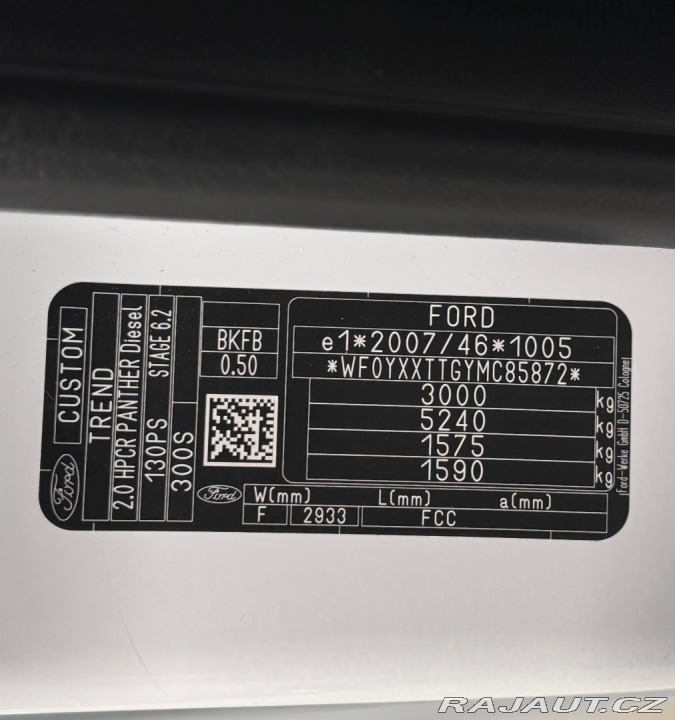 Ford Transit Custom Trend 2.0 TDCi 96 kW/130 2021