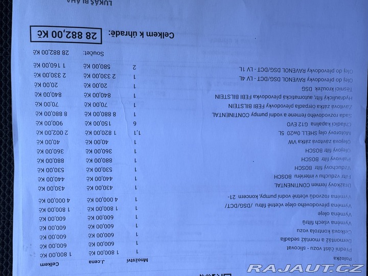 Škoda Superb DSG 2,0 110KW ROZVODY 2022