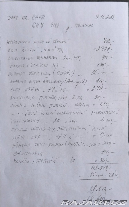 Jeep Grand Cherokee 2,7 2004