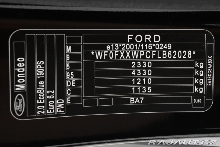 Ford Mondeo 2,0 EcoBlue 140 kW AT8 Ti 2020