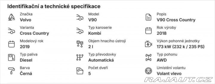 Volvo V90 D5 AWD | 173 kW | 2018 2018