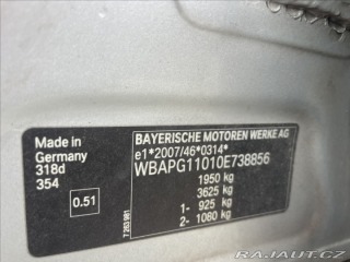 BMW 3 2,0 318d Automat, bez kor 2011