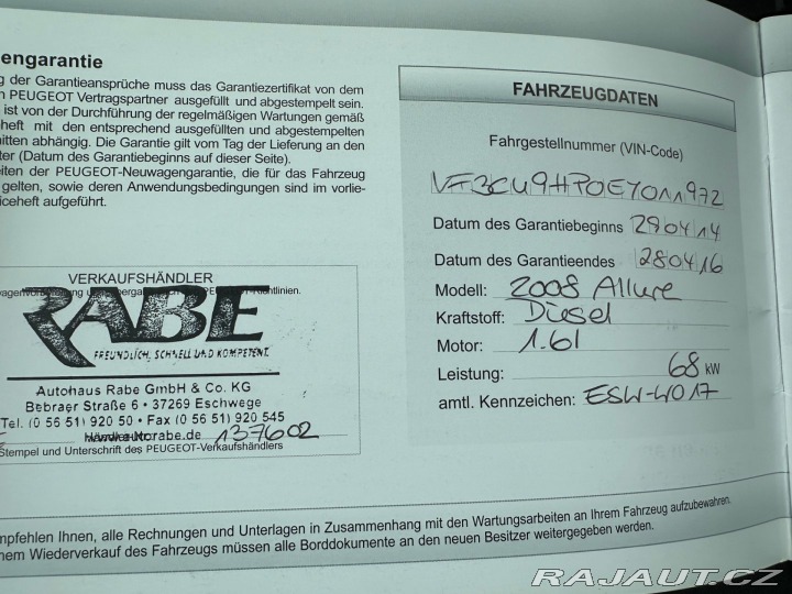 Peugeot 2008 1.6Hdi 68Kw Allure 2014